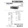 SONY XR-C5500 Owner's Manual