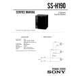 SONY SS-H190 Service Manual