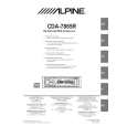 ALPINE CDA7865R Owner's Manual