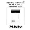 MIELE T1039C Owner's Manual