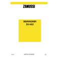 ZANUSSI DA4452 Owner's Manual