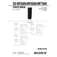 SONY SSMF550H Service Manual