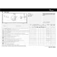 WHIRLPOOL AWT 2259 E Quick Start