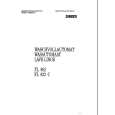 ZANUSSI FL802 Owner's Manual