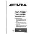 ALPINE CDE-7828R Owner's Manual