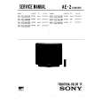 SONY KVX2163E Service Manual