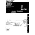 SHARP MDR2H Owner's Manual