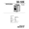 SONY SS-125E Service Manual