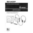SHARP MDMT821 Owner's Manual