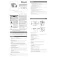 PANASONIC WVCP474 Owner's Manual