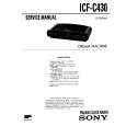 SONY ICF-C430 Service Manual