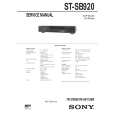 SONY STSB920 Service Manual