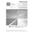 PANASONIC CQVAD9200U Owner's Manual