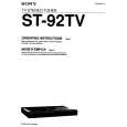 SONY ST92TV Owner's Manual