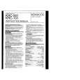 KENWOOD KRC101 Owner's Manual