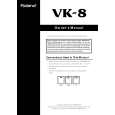ROLAND VK-8 Owner's Manual