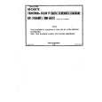 SONY KV218MTJ Service Manual