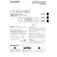 PIONEER CTW604RS Owner's Manual
