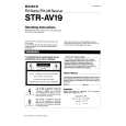SONY STRAV19 Owner's Manual