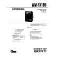 SONY WMFX105 Service Manual
