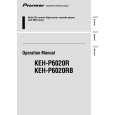 PIONEER KEH-P6020R(B) Owner's Manual