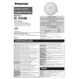 PANASONIC SLSX480 Owner's Manual