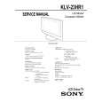 SONY KLV-23HR1 Service Manual
