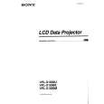 SONY VPLX1000E Owner's Manual