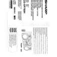SHARP CDXP700H Owner's Manual