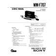 SONY WMF707 Service Manual