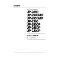 SONY UP-2300 Service Manual