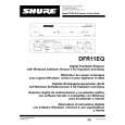 SHURE DFR11EQ VERSION 4 Owner's Manual