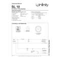 INFINITY SL10 Service Manual