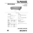 SONY TAP9000ES Service Manual