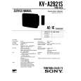 SONY KVA2921S Service Manual