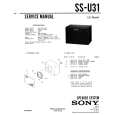 SONY SSU31 Service Manual