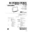 SONY KV27EXR15 Service Manual