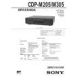 SONY CDP-M205 Service Manual