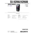 SONY SSXGR600 Service Manual