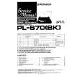 PIONEER PL-670 Service Manual