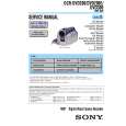 SONY DCRDVD200 Service Manual