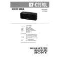 SONY ICFCS970L Service Manual