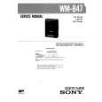 SONY WMB47 Service Manual
