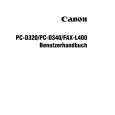 CANON PCD340 Owner's Manual