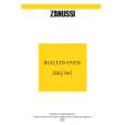 ZANUSSI ZBQ865N Owner's Manual