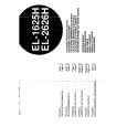 SHARP EL2626H Owner's Manual