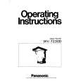 PANASONIC WV7230D Owner's Manual