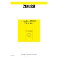 ZANUSSI FLS483 Owner's Manual