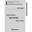 PIONEER DEHP3100 Owner's Manual