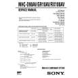 SONY MHCGR10AV Service Manual
